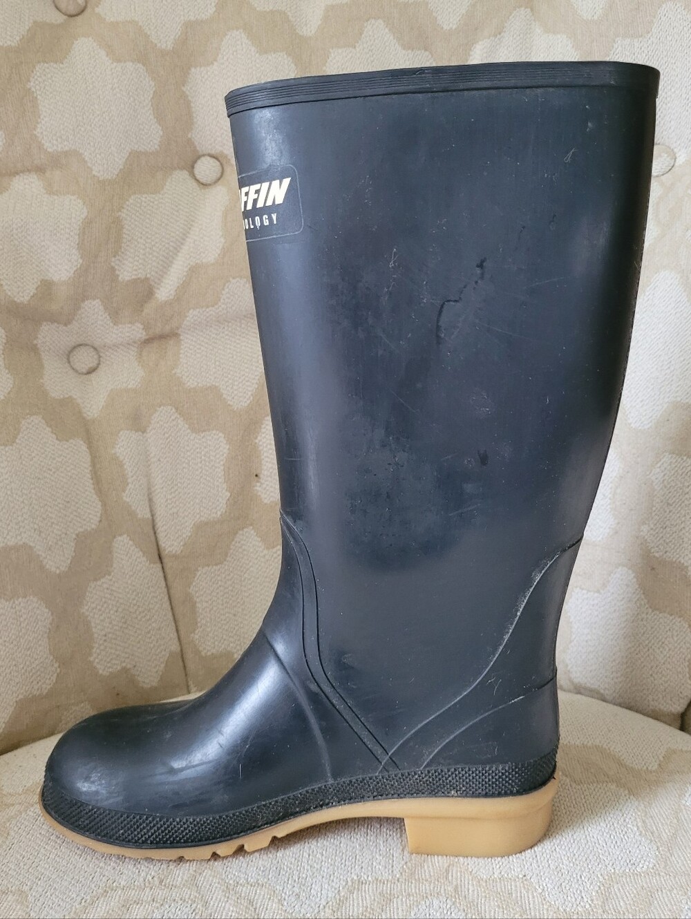 BAFFIN RUBBER RAINBOOTS CSA PROTECTIVE FOOTWEAR BLACK WOMEN'S 6 - Picture 8 of 15